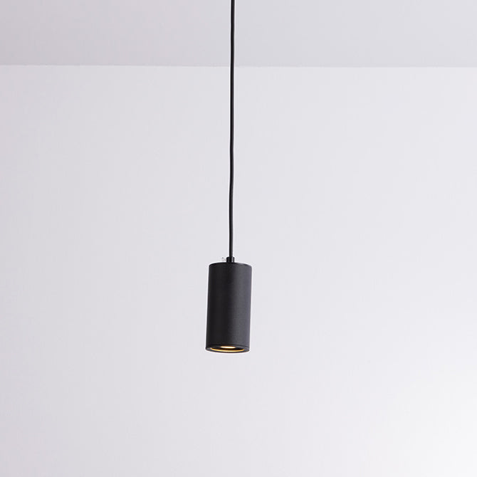 Modern Minimalist Column Iron Mini 1-Light Pendant Light For Living Room