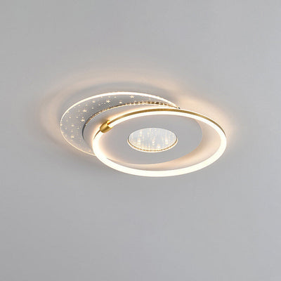 Round Nordic Creative Multi-Style LED Flush Mount Light