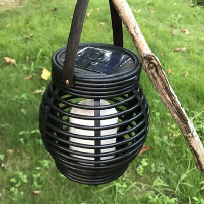 Solar Outdoor Flame Cage LED Waterproof Garden Decorative Light