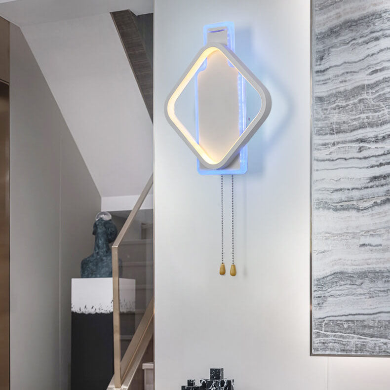 مصباح حائط LED عصري مربع الشكل بلون إبداعي 