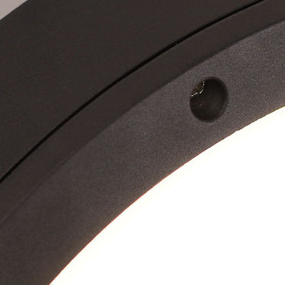 Plafonnier encastré à LED étanche en aluminium rond simple extérieur octogonal 
