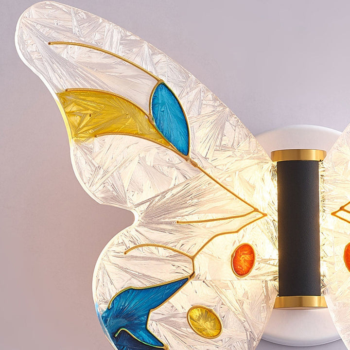 Applique murale LED Nordic Creative Enamel Butterfly 