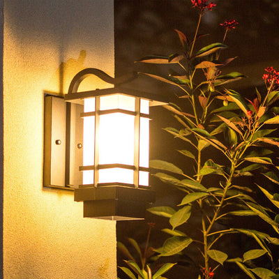 Aluminum Glass Waterproof Landscape Garden Lawn Pillar Lamp Outdoor Light