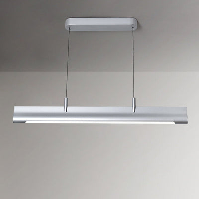 Nordic Minimalist Long Strip Island Light LED anhebbarer Kronleuchter