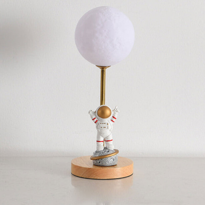 Nordic Creative 3D Printed Moon 1-Licht dekorative Tischlampe