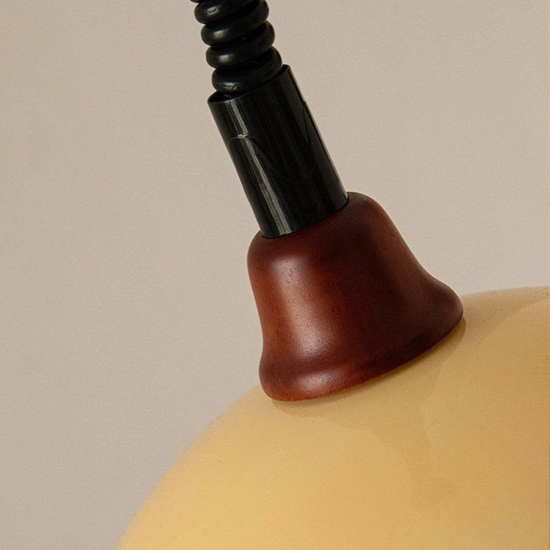 Japanische Vintage Wabi-Sabi Glas Pendelleuchte mit 1 Leuchte 