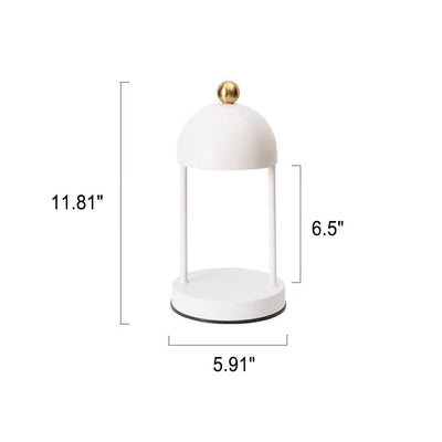 Modern Simple Iron Dome 2-Light Melting Wax Table Lamp
