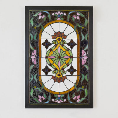 European Tiffany Stained Glass LED Mural Wall Sconce Lamp