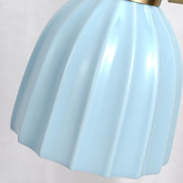 Lampe de table en cire fondue à 1 lumière avec minuterie et variateur en cuivre nordique 