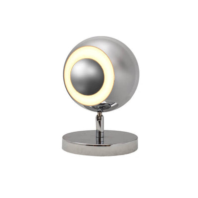 Modern Solid Color Round Ball Iron 1-Light Table Lamp
