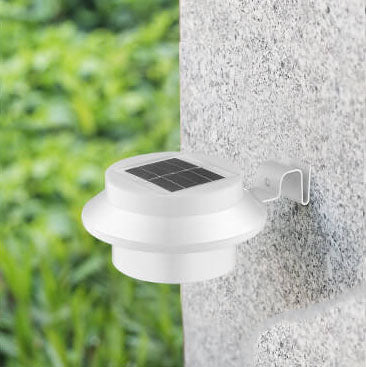 Modern Solar Outdoor Waterproof UFO Shaped LED Wall Sconce Lamp