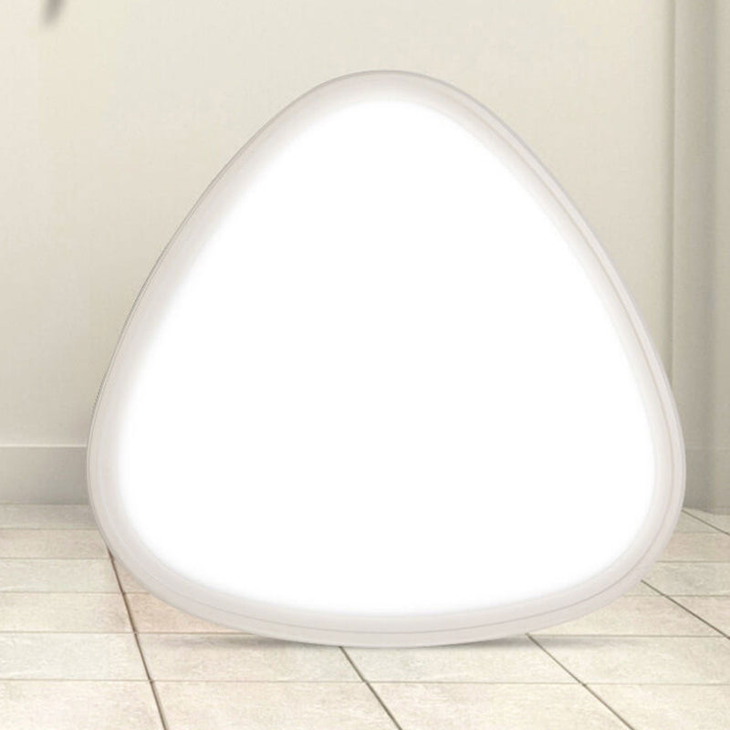 Modern Minimalist Aluminum Acrylic Round Triangle LED Flush Mount Ceiling Light