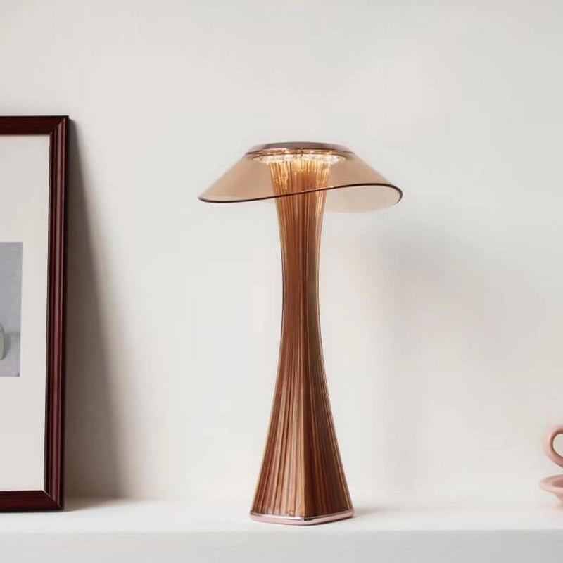 Creative Acrylic Umbrella USB Touch LED Decorative Table Lamp