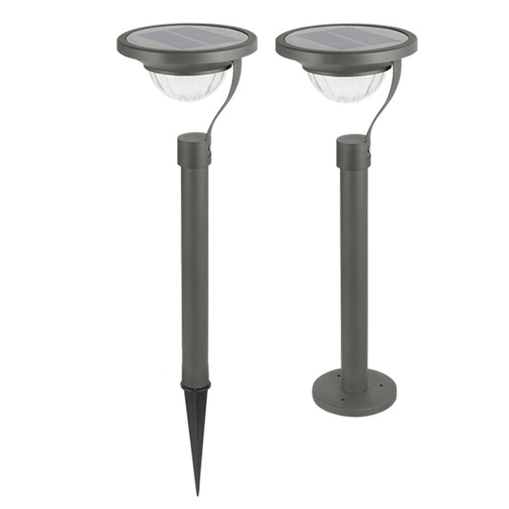 Luz de jardín solar LED impermeable de uso dual moderna de piso a techo para exteriores 