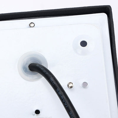 Applique murale LED étanche géométrique courbée moderne pour l'extérieur 