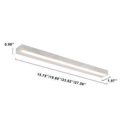 Nordic Linear 1-Light LED Aluminum Mirror Front Light