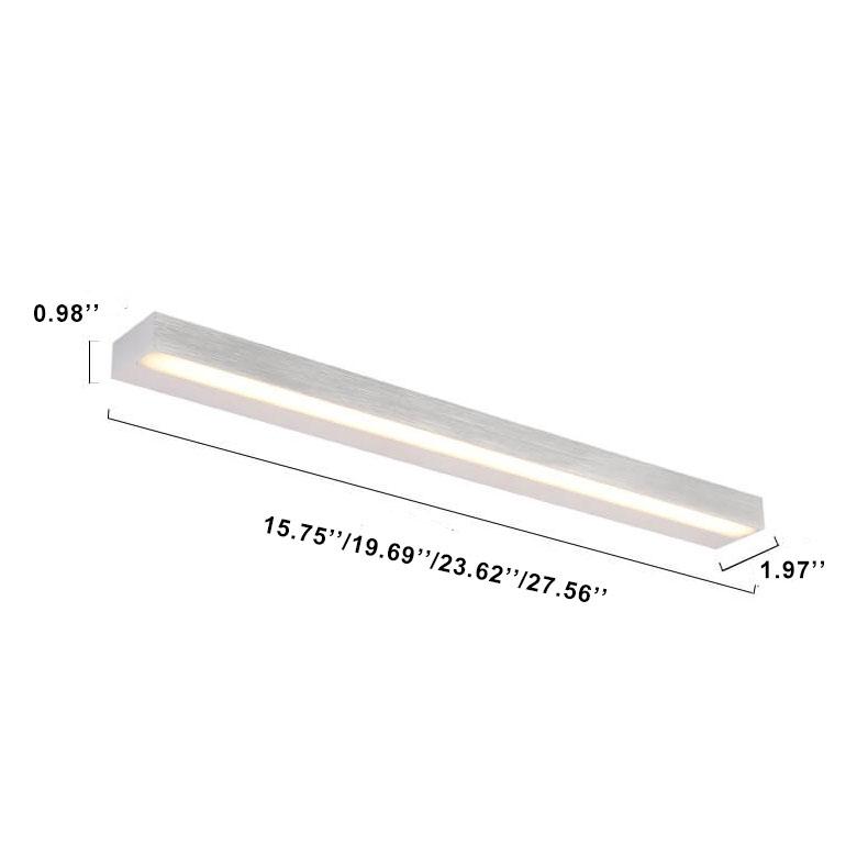 Nordic Linear 1-Light LED Aluminum Mirror Front Light