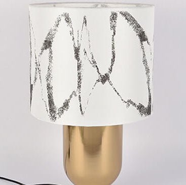 Industrial Metal Chinese Tubular 1-Light Table Lamp