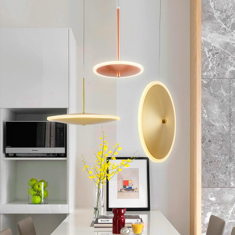 Modern Flying Saucer 1-Light LED Pendant Light