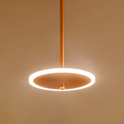 Modern Flying Saucer 1-Light LED Pendant Light