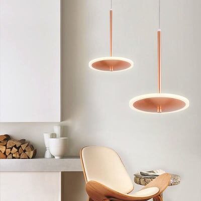 Modern Flying Saucer 1-Light LED Pendant Light