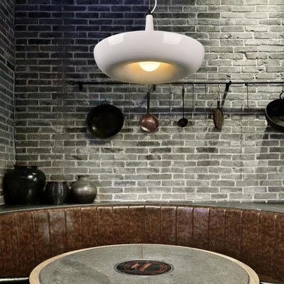 Moderne Créatif Rafraîchissant Cercle Plante Suspension Luminaire à 1 Lumière 