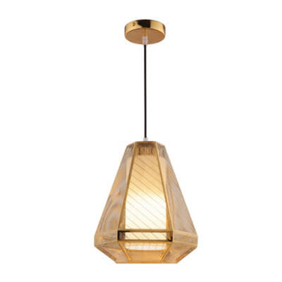 Post-modern Creative Stainless Steel 1-Light Lantern-shaped Pendant Light