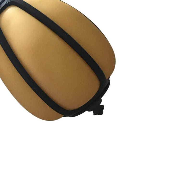 Lámpara colgante exterior de 1 luz con pantalla de calabaza de jade de imitación moderna 