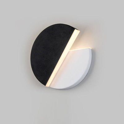 Modern Round Splicing 1-Light LED Rotatable Wall Sconce Lamp