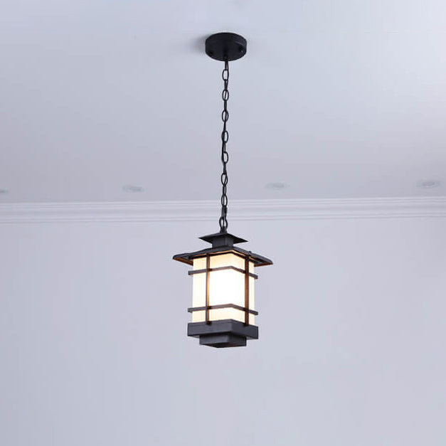 New Chinese Antique Pavilion Design 1-Light Pendant Light