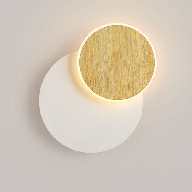 Lámpara Aplique de Pared LED Cuadrada Redonda Minimalista Nórdica 