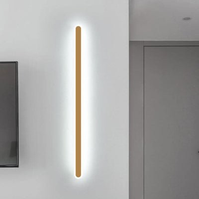 Modern Minimalist Long Bar Iron Acrylic LED Wall Sconce Lamp
