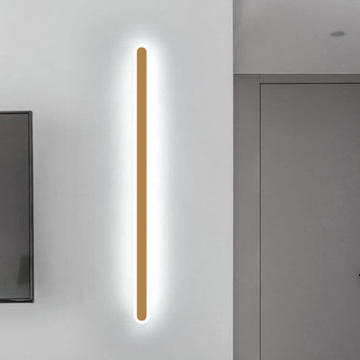 Moderne minimalistische LED-Wandleuchte aus Eisen mit langem Stab und Acryl 