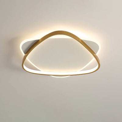 Luz de montaje empotrado LED de acrílico de hierro con triángulo creativo minimalista moderno 