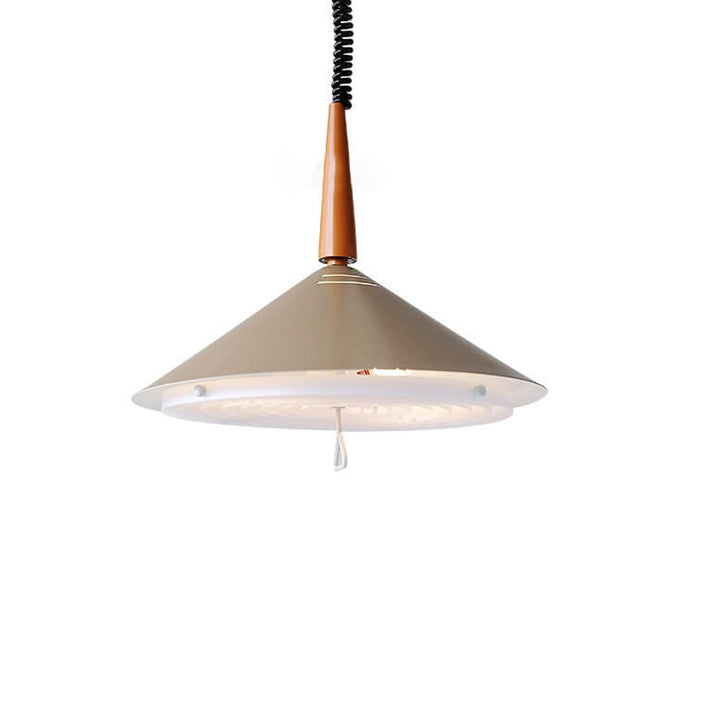 Industrielle Eisen Vintage Dreieckskegel Design 2-Licht Pendelleuchte 
