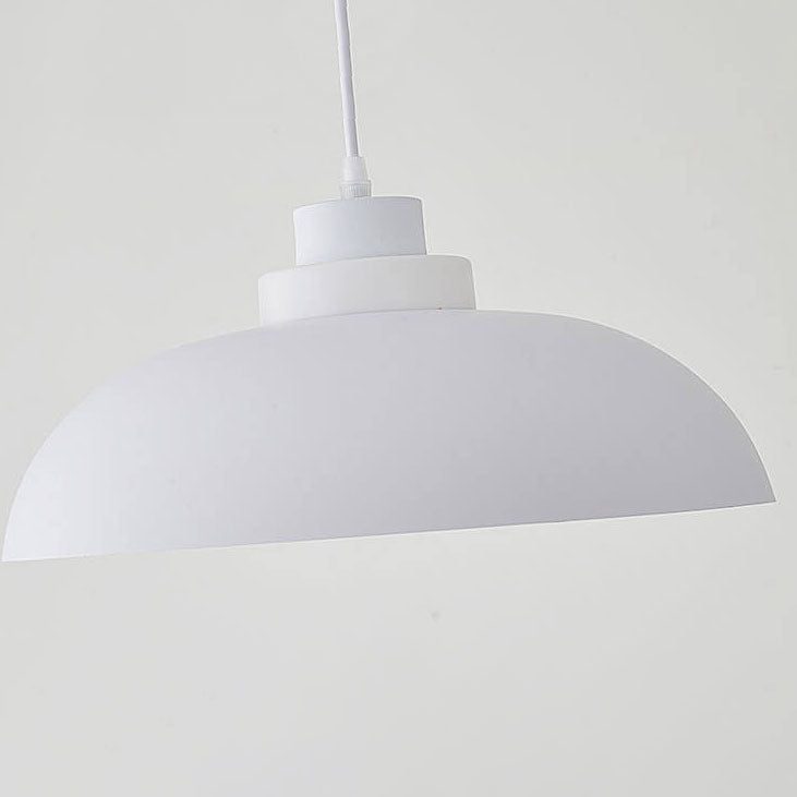 Modern Solid Color Macaron Acrylic Aluminum 1-Light Pendant Light