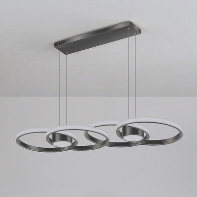 Modern Minimalist Circle Combination Design  Island Light LED Chandelier