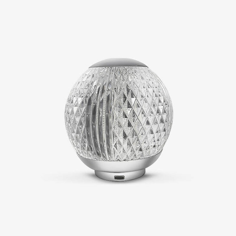 Modern Creative Acrylic Crystal Ball LED Rechargeable Touch Night Light Table Lamp