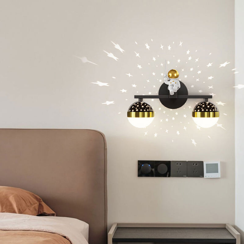 Nordic Creative Astronaut Planet Spotlight LED Wall Sconce Lamp