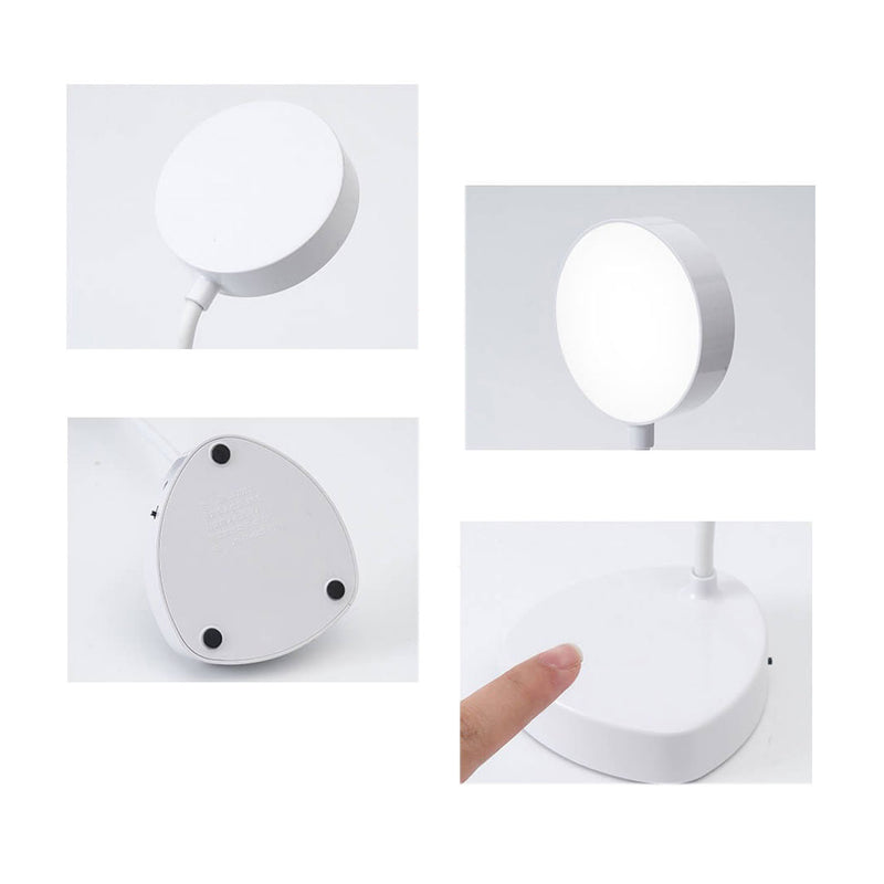 Lampe de table LED pliable à 1 lumière avec chargement USB créatif 