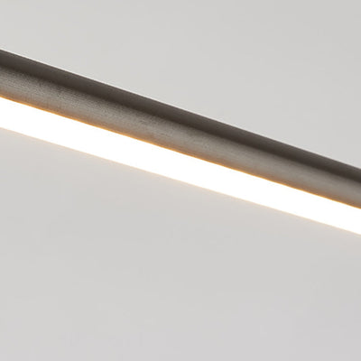 Modern Minimalist Aluminum Straigh Line LED Wall Sconce Lamp For Living Room