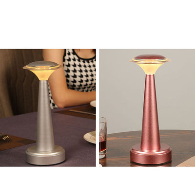 Lampe de table moderne à LED en acrylique et fer 