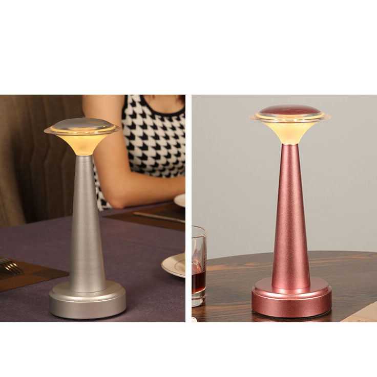 Lampe de table moderne à LED en acrylique et fer 