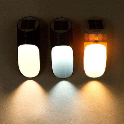 Solar LED Creative Sensor Outdoor Waterproof Wall Sconce Lamp