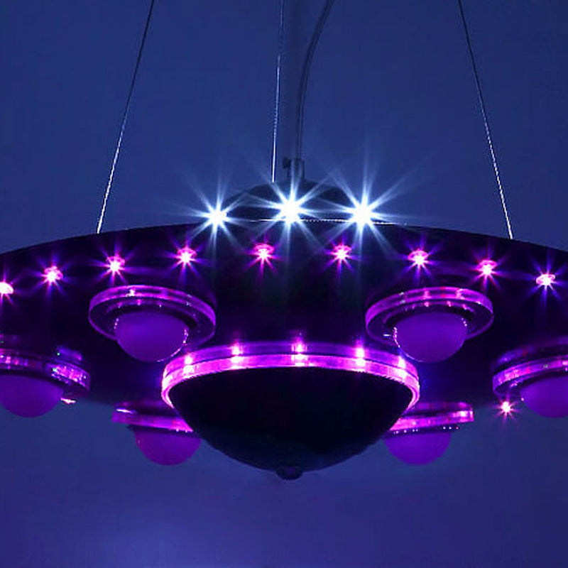 ثريا أطفال LED على شكل طبق طائر كرتوني مبتكر 