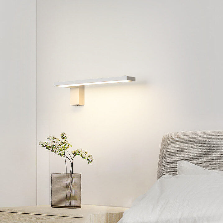 Moderne minimalistische dekorative rechteckige Eisen-Acryl-LED-Wandleuchte 