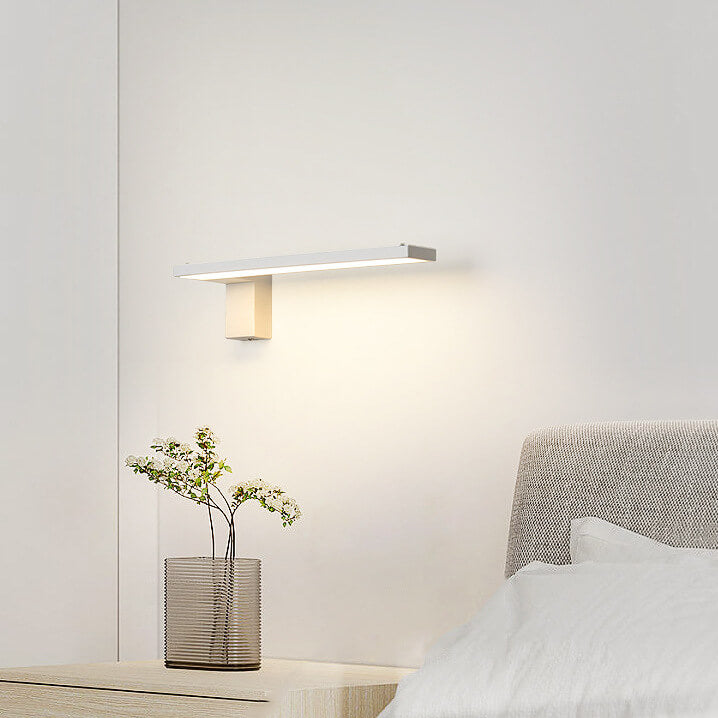 Modern Minimalist Decorative Rectangular Iron Acrylic LED Wall Sconce Lamp