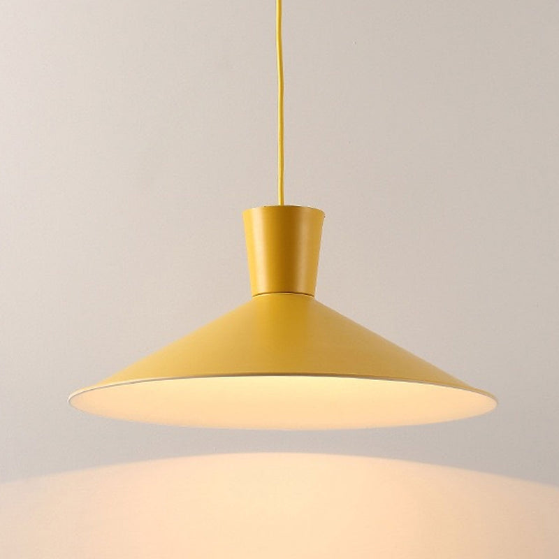 Nordic Macaron Color Solid Color Minimalist 1-Light Pendant Light