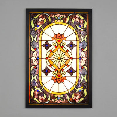 European Tiffany Stained Glass LED Mural Wall Sconce Lamp