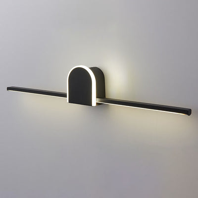 Moderne minimalistische lange geometrische Vanity Light LED-Wandleuchte 